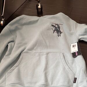 Psycho Bunny Men's Light Blue Crewneck Sweater